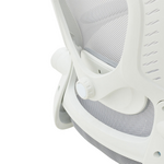 Καρέκλα Γραφείου Διευθυντή Delilah Pakoworld Mesh Ανοιχτό Γκρι