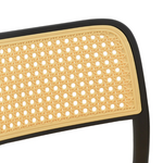 Καρέκλα Westley Pakoworld pp Φυσικό-Μαύρο 55x47x81εκ