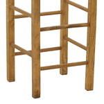 Σκαμπό Καφενείου Χωρίς Πλάτη Bodier Pakoworld Καρυδί Ξύλο 35x35x78εκ