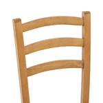 Καρέκλα Καφενείου Marf Pakoworld Μασίφ Ξύλο Οξιάς Λούστρο Καρυδί 41x42x92εκ