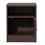 Κομοδίνο Foly Pakoworld με ένα Ντουλάπι Καρυδί 40x40x50εκ