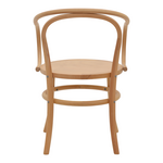 Πολυθρόνα Verfie Pakoworld Φυσικό Ξύλο Οξιάς 55x50x83εκ