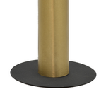 Φωτιστικό Δαπέδου Cableler Inart ε27 Μαύρο Μέταλλο Φ46x114εκ