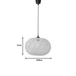 Φωτιστικό Οροφής Μονόφωτο Universe Inart ε27 Φυσικό Μπαμπού Φ38x175εκ