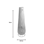 Φωτιστικό Δαπέδου Solian Inart ε27 Φυσικό Μπαμπού Φ27x96εκ