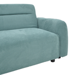 Γωνιακός Καναπές Inspired Pakoworld Αναστρέψιμος Ύφασμα Μέντα 293x142x80εκ