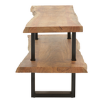 Έπιπλο Τηλεόρασης Fuji Pakoworld Φυσικό Μασίφ Ξύλο Ακακίας 140x40x52εκ