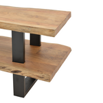 Έπιπλο Τηλεόρασης Fuji Pakoworld Φυσικό Μασίφ Ξύλο Ακακίας 140x40x52εκ