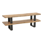 Έπιπλο Τηλεόρασης Fuji Pakoworld Φυσικό Μασίφ Ξύλο Ακακίας 140x40x52εκ