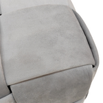 Σκαμπό Jisko Pakoworld Γκρι Βελούδο 38x38x40εκ