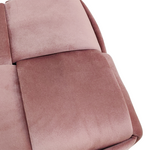 Σκαμπό Jisko Pakoworld Σάπιο Μήλο Βελούδο 38x38x40εκ