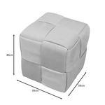 Σκαμπό Jisko Pakoworld Σάπιο Μήλο Βελούδο 38x38x40εκ