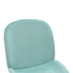 Καρέκλα Maley Pakoworld Πράσινο Βελούδο-Πόδι Χρυσό Μέταλλο 47x60x90εκ