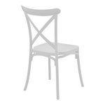 Καρέκλα Crossie Pakoworld pp Λευκό 51x48x90εκ