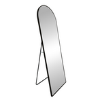 Καθρέπτης Lorens Inart Μαύρο Αλουμίνιο 46x2.5x150εκ