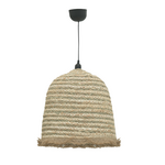 Φωτιστικό Οροφής Nolie Inart Ψάθινο Φυσικό Φ40x99εκ