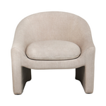 Πολυθρόνα Berza Pakoworld Κρεμ Ύφασμα 76x76x71εκ