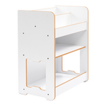 Ραφιέρα Seagull Pakoworld Λευκό mdf 57x34x70εκ