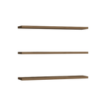 Ραφιέρα Τοίχου Edna Pakoworld Μελαμίνη σε Καρυδί Απόχρωση 60x14.5x1.8εκ