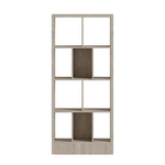Βιβλιοθήκη Dividre Pakoworld Sonoma oak Μελαμίνης 80x30x181εκ