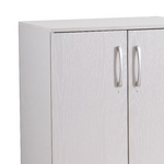 Παπουτσοθήκη-Ντουλάπι Shordo Pakoworld Λευκό-oak Μελαμίνης 60x40.5x80εκ