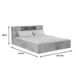 Φοιτητικό Πακέτο Επίπλων Υπνοδωματίου Olympus b Pakoworld σετ 4τεμ σε Antique Ανθρακί Απόχρωση