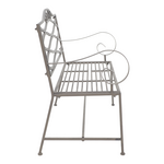 Παγκάκι Benko Pakoworld Μέταλλο σε Μπρονζέ Απόχρωση 114x45x95εκ