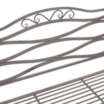 Παγκάκι Benko Pakoworld Μέταλλο σε Μπρονζέ Απόχρωση 114x45x95εκ