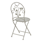 Τραπεζαρία Abriel Pakoworld σετ 3τεμ Μέταλλο σε Αντικέ Γκρι Απόχρωση