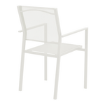 Τραπεζαρία Valor-Confidence b σετ 3τεμ Pakoworld Μέταλλο σε Λευκή Απόχρωση Φ60x70εκ