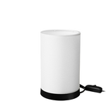 Επιτραπέζιο Φωτιστικό Fana Pakoworld pvc σε Κρεμ Απόχρωση Φ14x21εκ