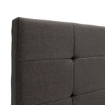 Κρεβάτι roi Pakoworld Διπλό 160x200 Ύφασμα Ανθρακί + Αποθηκευτικό Χώρο