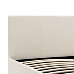 Κρεβάτι Norse Pakoworld Διπλό pu Λευκό με Αποθηκευτικό Χώρο 160x200εκ