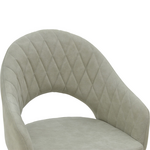 Πολυθρόνα Macie Pakoworld Ύφασμα Antique Γκρι-Μαύρο 58x50x85εκ