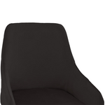 Σκαμπό bar Lithe Pakoworld Μεταλλικό Μαύρο Χρυσό-Βελούδο Μαύρο 47x44x98εκ