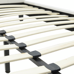 Κρεβάτι Nevil Pakoworld Διπλό 150x200 pu Χρώμα Λευκό ματ