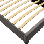 Κρεβάτι Mago Pakoworld Μονό Ύφασμα Ανθρακί 100x200εκ