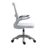 Καρέκλα Γραφείου Εργασίας Annalise Pakoworld Mesh Γκρι 57x53x100εκ