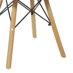 Τραπέζι Natali Παιδικό Pakoworld mdf Λευκό και Ξύλο Οξιάς σε Φυσική Απόχρωση 60x60x51εκ