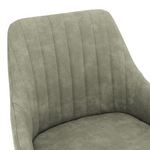 Σκαμπό bar Cody Pakoworld Μεταλλικό Μαύρο-Ύφασμα Ανοιχτό Γκρι Antique