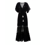 Ble Φορεμα Μακρυ Μαυρο one Size (100% Cotton).