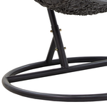 Κούνια Soleil Pakoworld Κρεμαστή Μέταλλο-pp-Μαξιλάρι Γκρι 103x83x200εκ