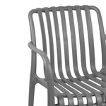 Πολυθρόνα Karmen Pakoworld pp σε Ανθρακί Απόχρωση 58.5x54x80εκ