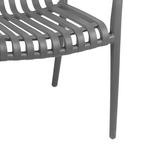 Πολυθρόνα Karmen Pakoworld pp σε Ανθρακί Απόχρωση 58.5x54x80εκ