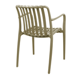 Πολυθρόνα Karmen Pakoworld pp σε Cappucino Απόχρωση 58.5x54x80εκ