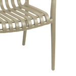 Πολυθρόνα Karmen Pakoworld pp σε Cappucino Απόχρωση 58.5x54x80εκ