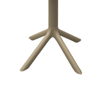 Τραπέζι Merkon Pakoworld pp σε Cappucino Απόχρωση Φ60x75εκ