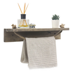 Ραφιέρα Τοίχου Sidra Pakoworld Καρυδί 50x9x10εκ