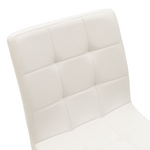 Καρέκλα Cian ii Pakoworld pu Λευκό-Φυσικό Πόδι