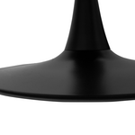 Τραπεζαρία Ezra-Balou Pakoworld σετ 5τεμ pp-mdf σε Μαύρη Απόχρωση Φ100x75εκ